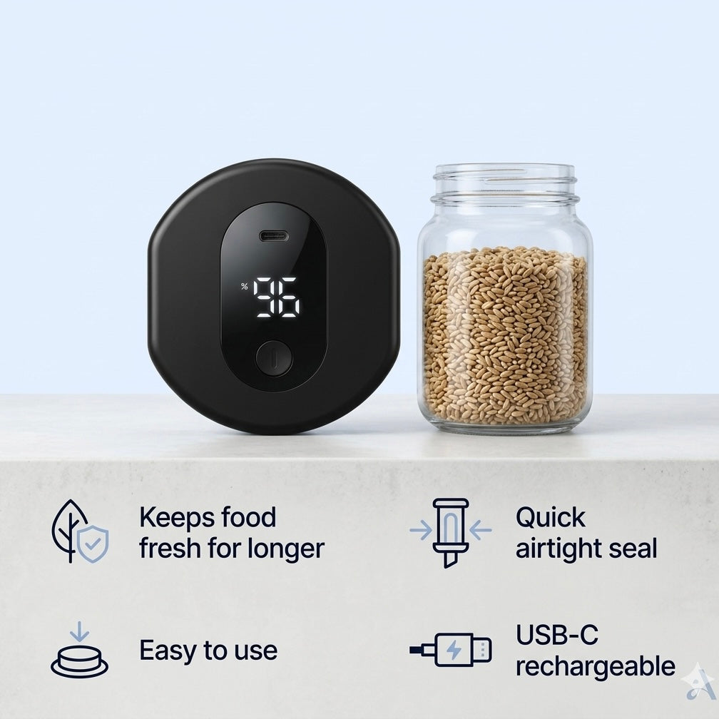 SmartVac™ | Electric Mason Jar Sealer